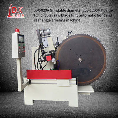 LDX-020A 200MM-1000MM กว้าง TCT วงกลมเจาะใบหน้าและมุมหลังเครื่องบดเกียร์