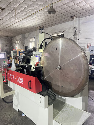 LDX-028A เครื่องบดเกียร์มุมข้างขนาดใหญ่ CNC อัลลอย Saw Blade Double Grinding Head
