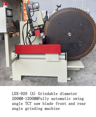 LDX-020A โรงงานตรง อัตโนมัติเลื่อยใบหน้าและด้านหลังมุมเครื่อง sharpening
