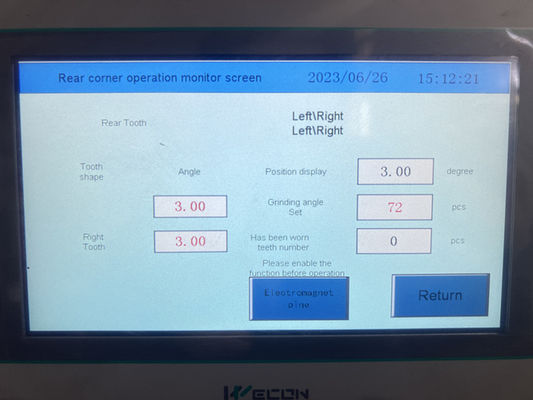 LDX-020A โรงงานตรง อัตโนมัติเลื่อยใบหน้าและด้านหลังมุมเครื่อง sharpening