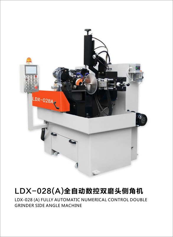 อัตโนมัติเต็ม CNC Double หัวบดด้านมุม Gear เห็นใบบดบดเครื่อง LDX-028A