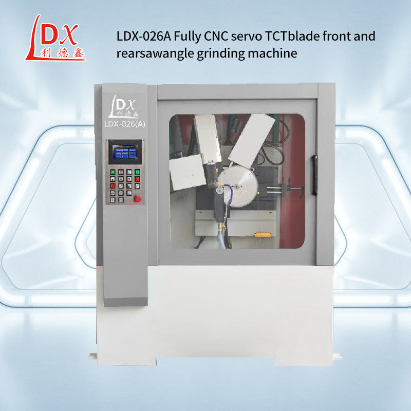 เครื่องบดมุมสวิงแบบครบถ้วน CNC เครื่องบดเลื่อยวงกลมหน้าและหลังมุม LDX-026A