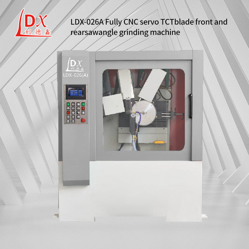 LDX-026A Carbide Saw Blade Servo หน้าและหลังมุมเครื่องบด Lidexin การวิจัยและการพัฒนามืออาชีพ