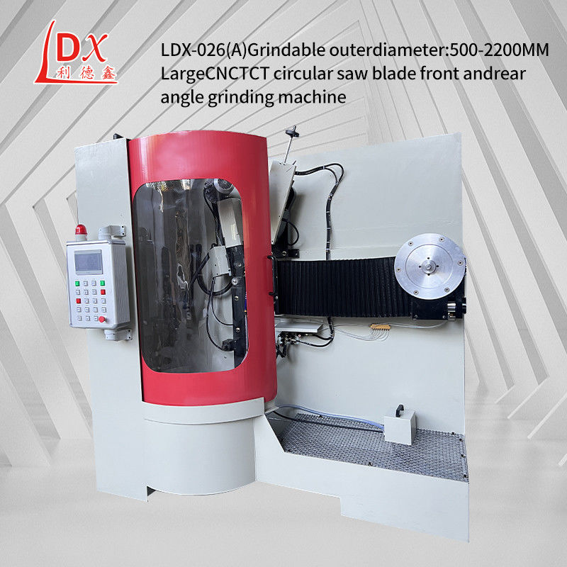 LDX-026A 500-1800MM กว้างเต็ม CNC Servo Feed เครื่องบดหมุน Saw Blade Gear