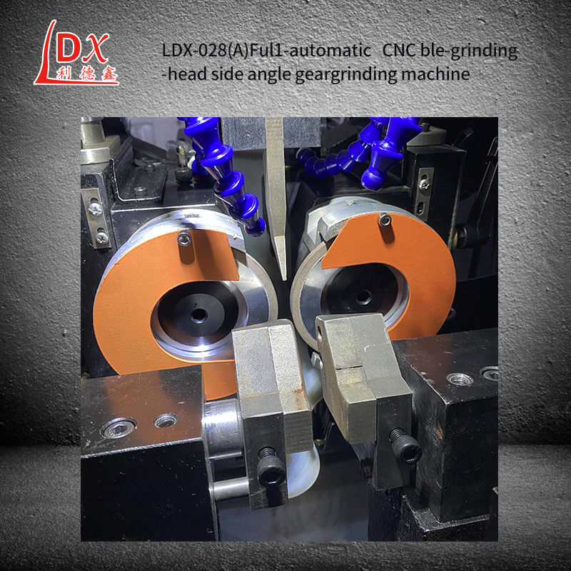 LDX-028A ครบ CNC หัวบดสองหมุนเจาะใบมีดด้านมุมเครื่อง sharpening