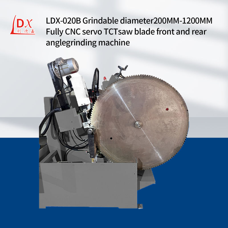 LDX-020B CNC เครื่องบดเลื่อยใบเลื่อยวงกลม เครื่องบดเลื่อยมุมหมุนอัตโนมัติ