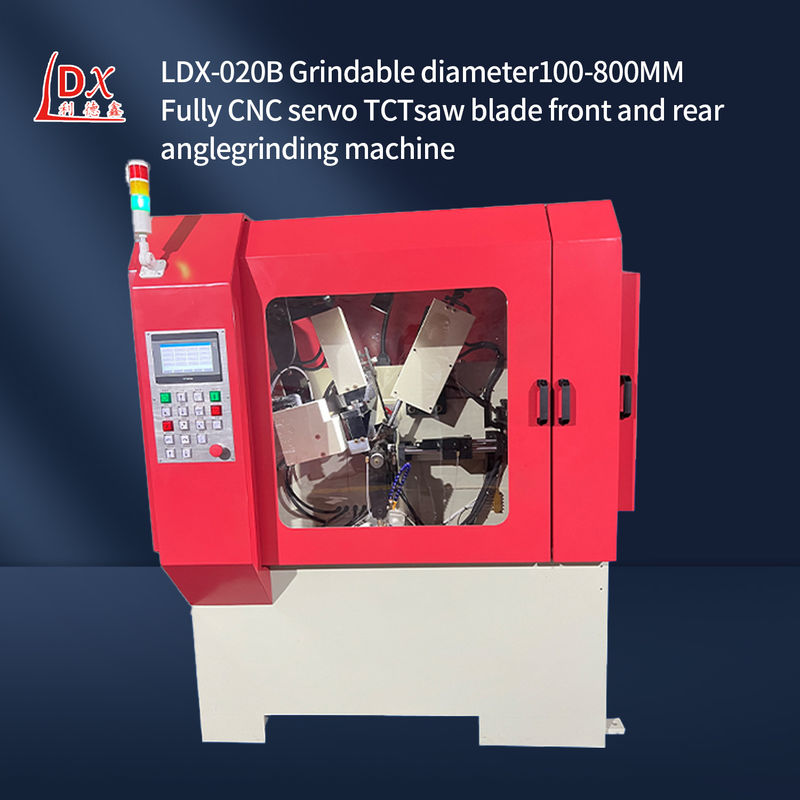 LDX-020B เซอร์โวฟู้ด ครบ CNC Saw Blade หน้าและหลังมุมเครื่องบด